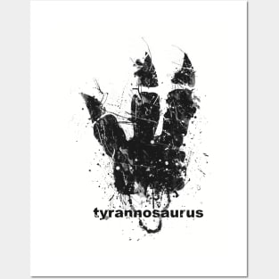 Tyrannosaurus track Posters and Art